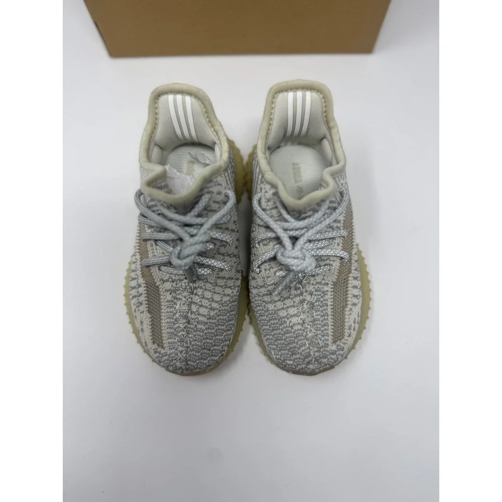 Adidas Yeezy Boost 350 V2 Infant Lundmark Grey Cream Sneakers FV3246 Size 7K